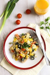Mediterranean Scrambled Eggs Recipe